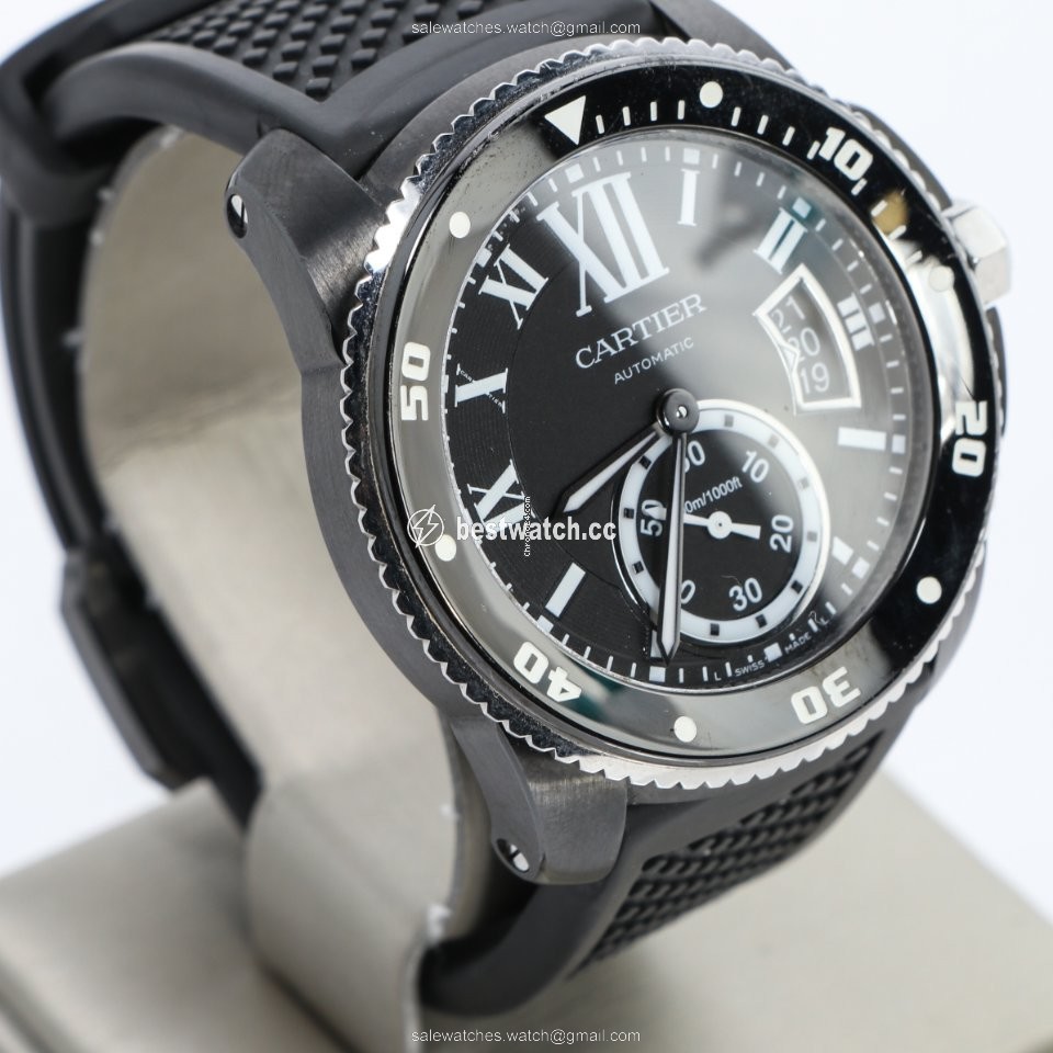 IMG_9086 Cartier Calibre de Cartier Diver Mens watch Unisex Automatic Steel 3729 3