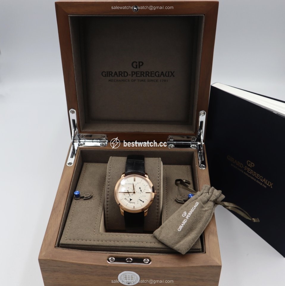 IMG_9086 Girard Perregaux 1966 Mens watch Unisex Automatic Rose gold 49538-52-131-BK6A 3