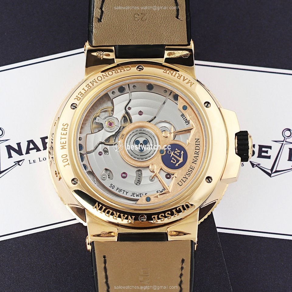 Ulysse Nardin Marine Chronometer Manufacture Automatic Rose gold 1186-126 42 3