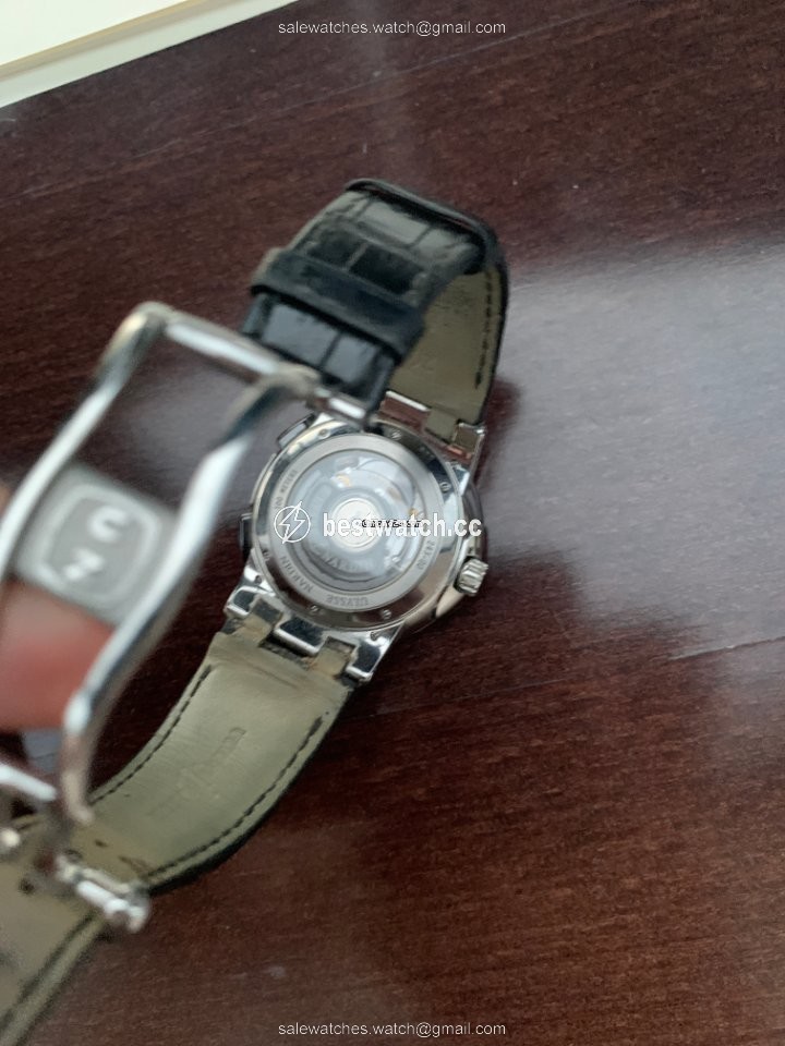 IMG_9086 Ulysse Nardin Executive Dual Time Mens watch Unisex Automatic Steel 243-00 42 3