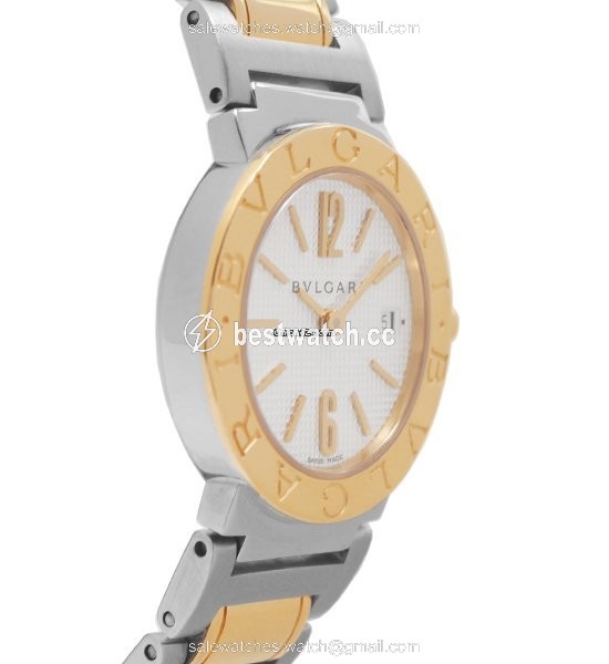 IMG_9086 Bulgari Bulgari Womens watch Quartz Gold Steel BB26SG 3