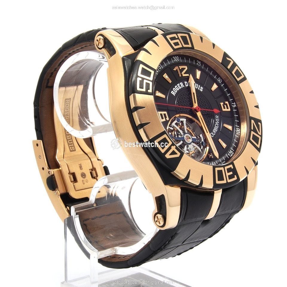 IMG_9086 Roger Dubuis Easy Diver Manual winding Rose gold SED48 05 C5.N CPG9.12 3