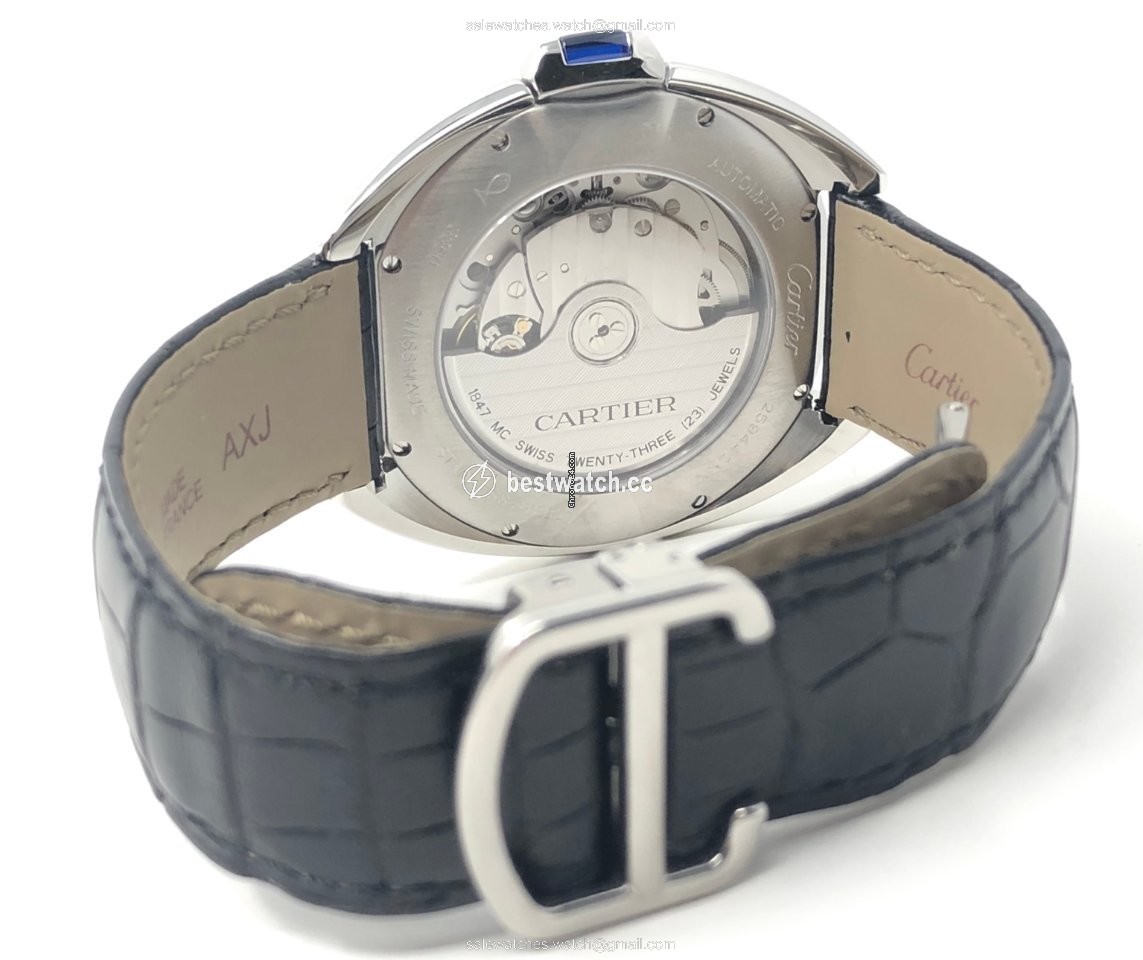 IMG_9086 Cartier Cle de Cartier Mens watch Unisex Automatic Steel WSCL0018 3