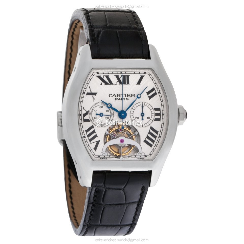 IMG_9086 Cartier Tortue Mens watch Unisex Manual winding Platinum W1545751 3