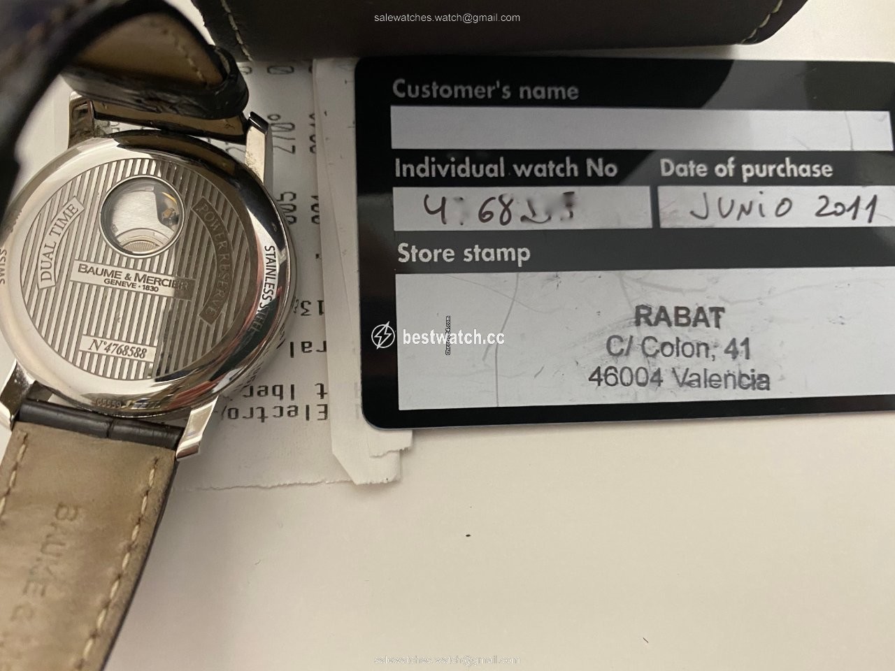 Baume & Mercier Classima Mens watch Unisex Automatic Steel M0A08693 3