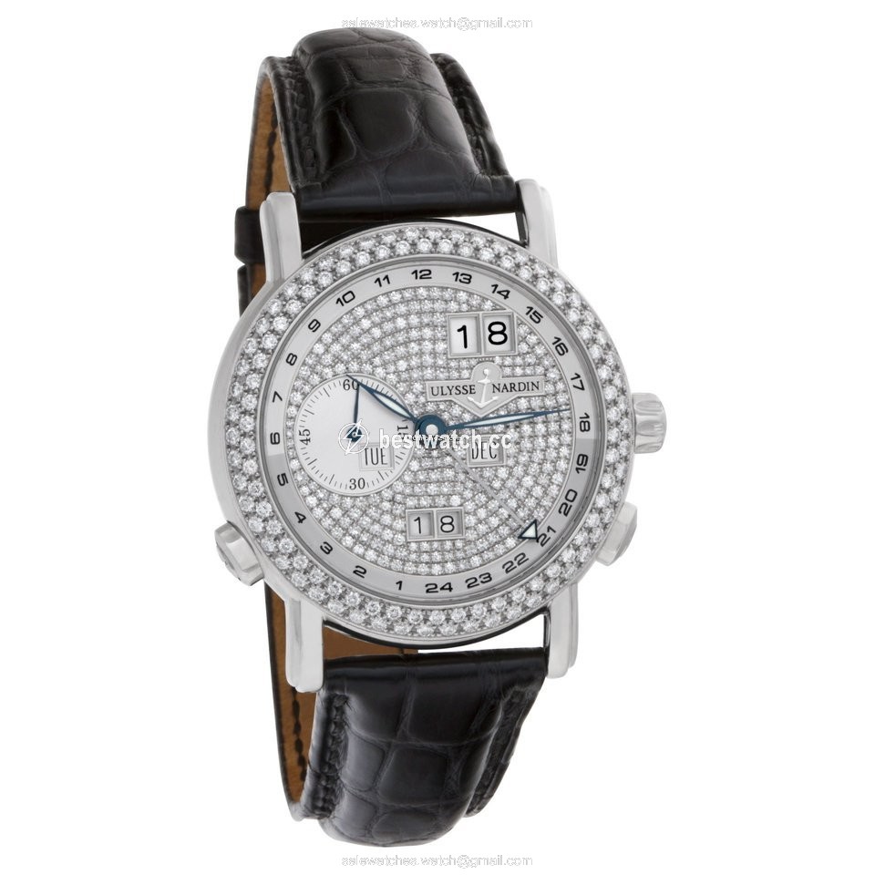 IMG_9086 Ulysse Nardin GMT + - Perpetual Mens watch Unisex Automatic White gold 320-22 3