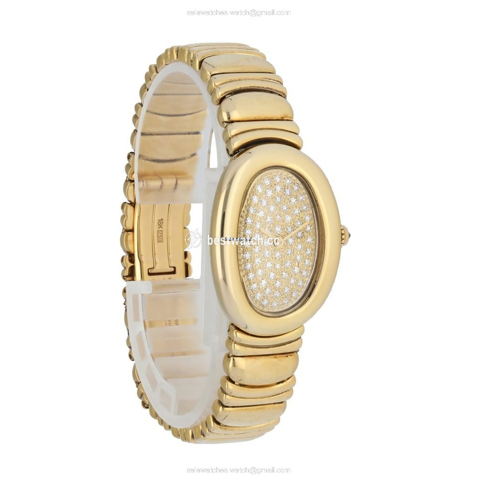 IMG_9086 Cartier Baignoire Womens watch Quartz Yellow gold 19501 3