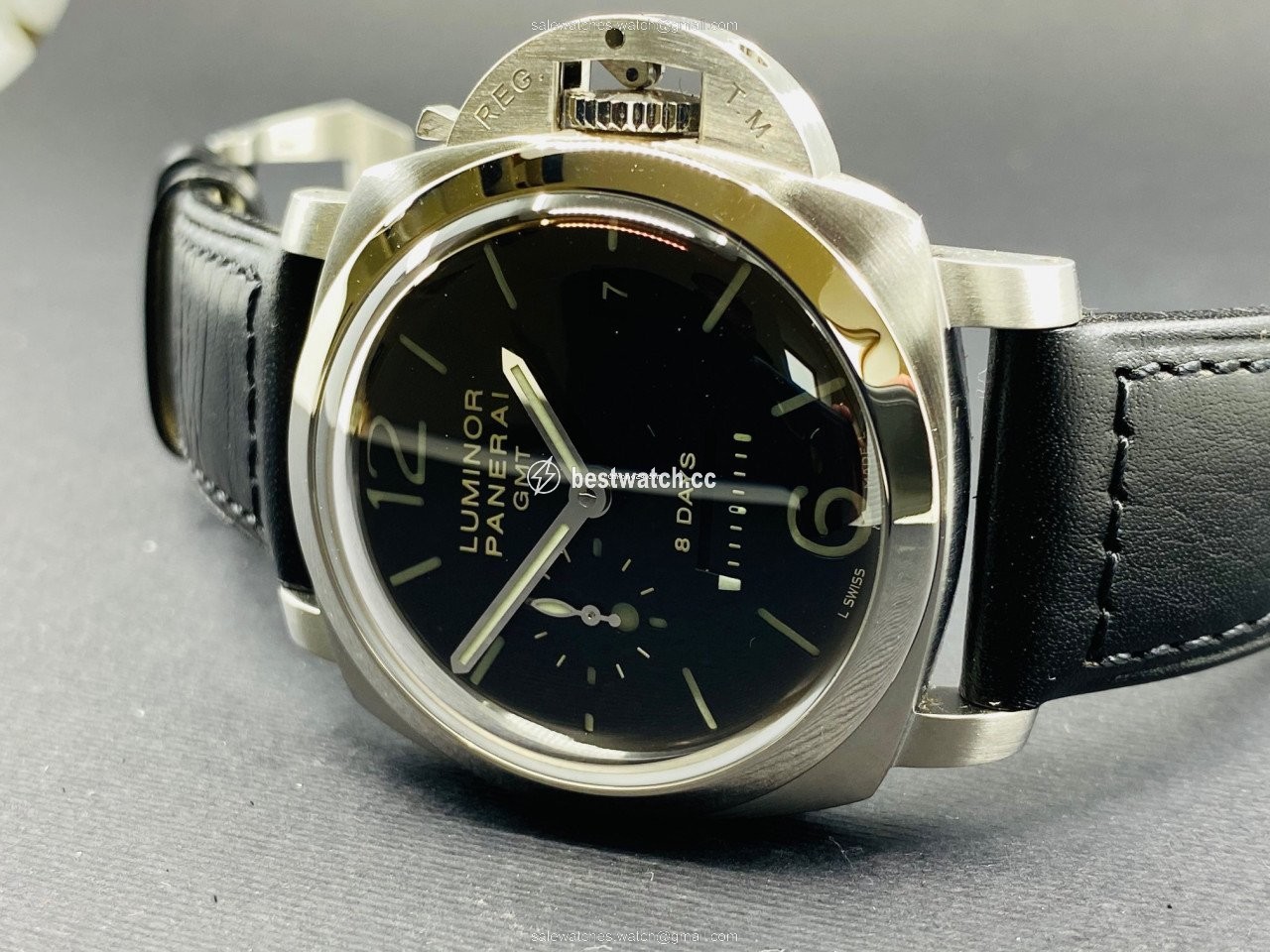 Panerai Luminor 1950 8 Days GMT Manual winding Steel PAM00233 3