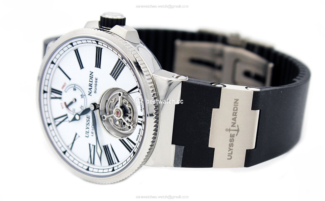 IMG_9086 Ulysse Nardin Marine Tourbillon Mens watch Unisex Automatic Steel 1283-181-3 E0 3