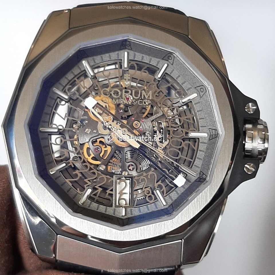 IMG_9086 Corum Admirals Cup AC-One Mens watch Unisex Automatic Titanium 082.401.04 0F01 FH10 3