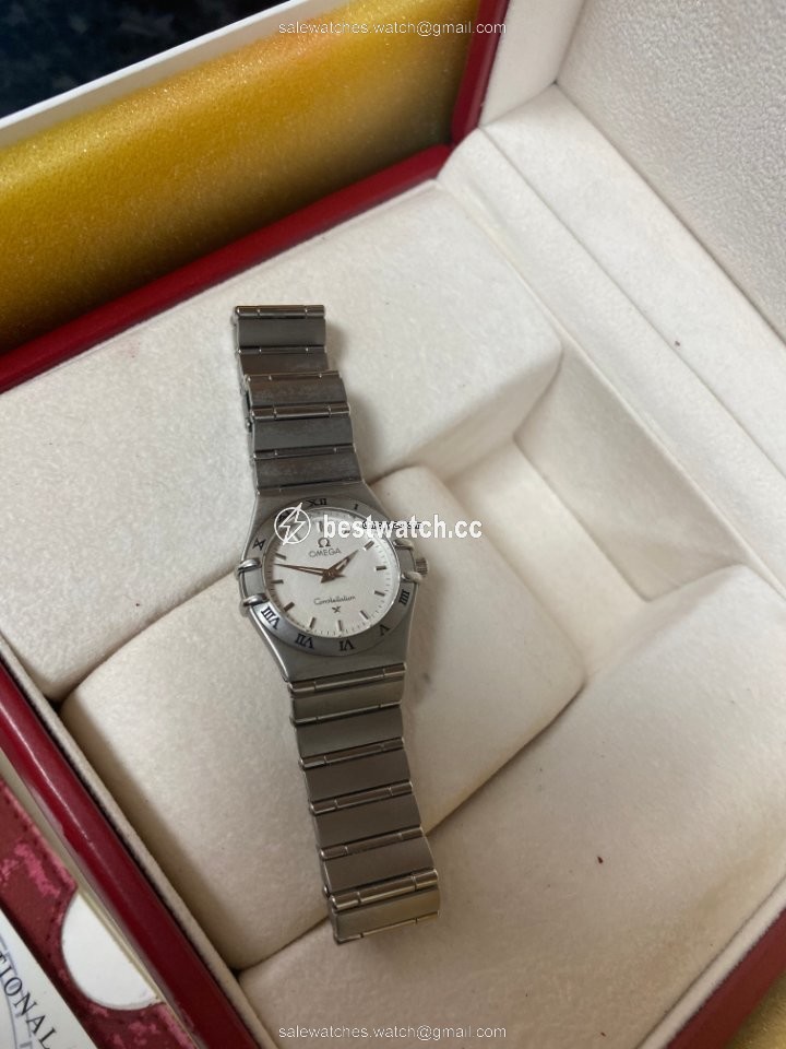 IMG_9086 Omega Constellation Quartz Womens watch Quartz Steel 123.10.35.60.02.001 3