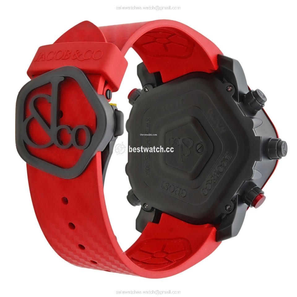 Jacob & Co. Five Time Zone Mens watch Unisex Quartz Steel GH100.11.NS.PC.AND4D 3