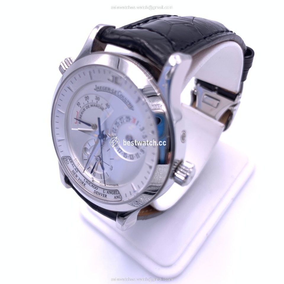 Jaeger-LeCoultre Master Geographic Automatic Steel Jaeger Le Coultre Master Geographic 142.8.92 Watch 3