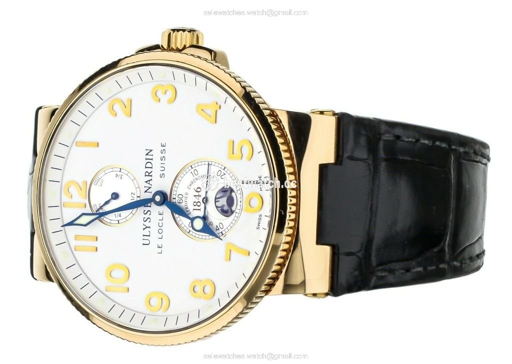 Ulysse Nardin Marine Chronometer 41mm Mens watch Unisex Automatic Rose gold 266-66 3