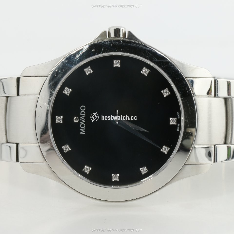 IMG_9086 Movado Masino Mens watch Unisex Quartz Steel 50.1.14.1351 3