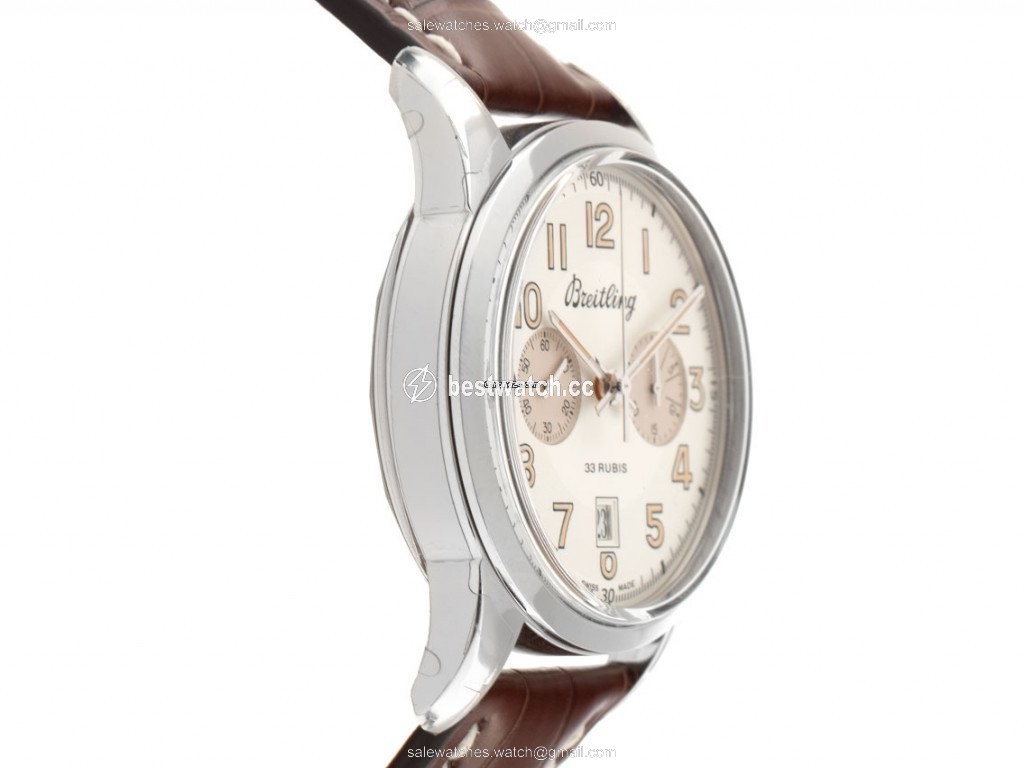IMG_9086 Breitling Transocean Chronograph 1915 Mens watch Unisex Manual winding Steel AB141112 G799 740P A20D.1 3