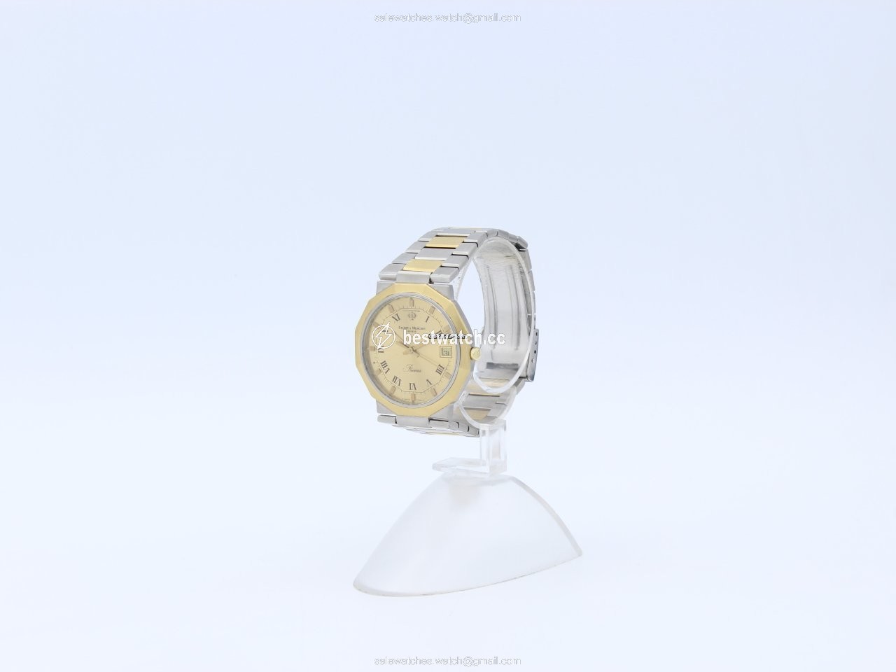 Baume & Mercier Riviera Mens watch Unisex Quartz Gold Steel A51120.018 3