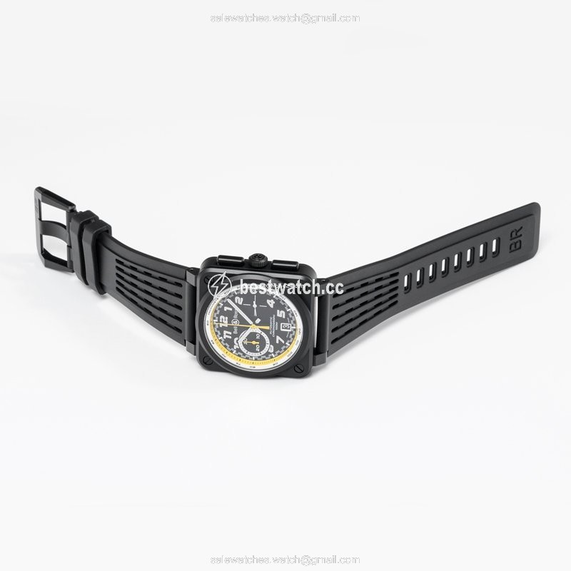 Bell & Ross BR 03-94 Chronographe Mens watch Unisex Automatic Ceramic BR0394-RS20 SRB 3