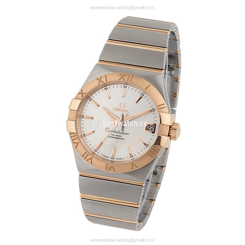 IMG_9086 Omega Constellation Men Mens watch Unisex Automatic Gold Steel 123.20.38.21.02.001 3