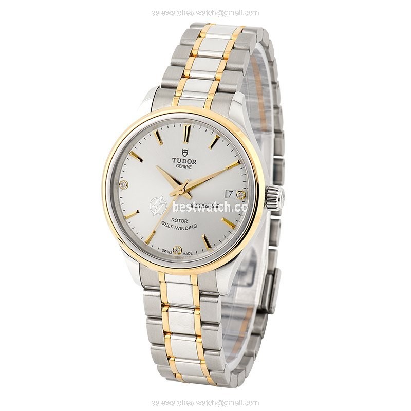 IMG_9086 Tudor Style Womens watch Automatic Gold Steel M12303-0002 3