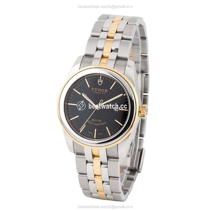 IMG_9086 Tudor Glamour Date Womens watch Automatic Gold Steel 53003 3