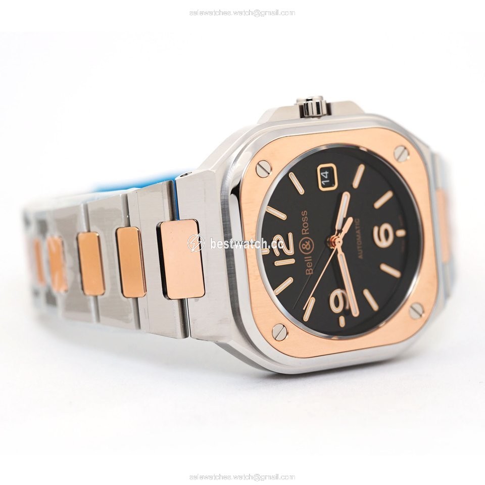 IMG_9086 Bell & Ross BR 05 Mens watch Unisex Automatic Gold Steel BR05A-BL-STPG SSG 3