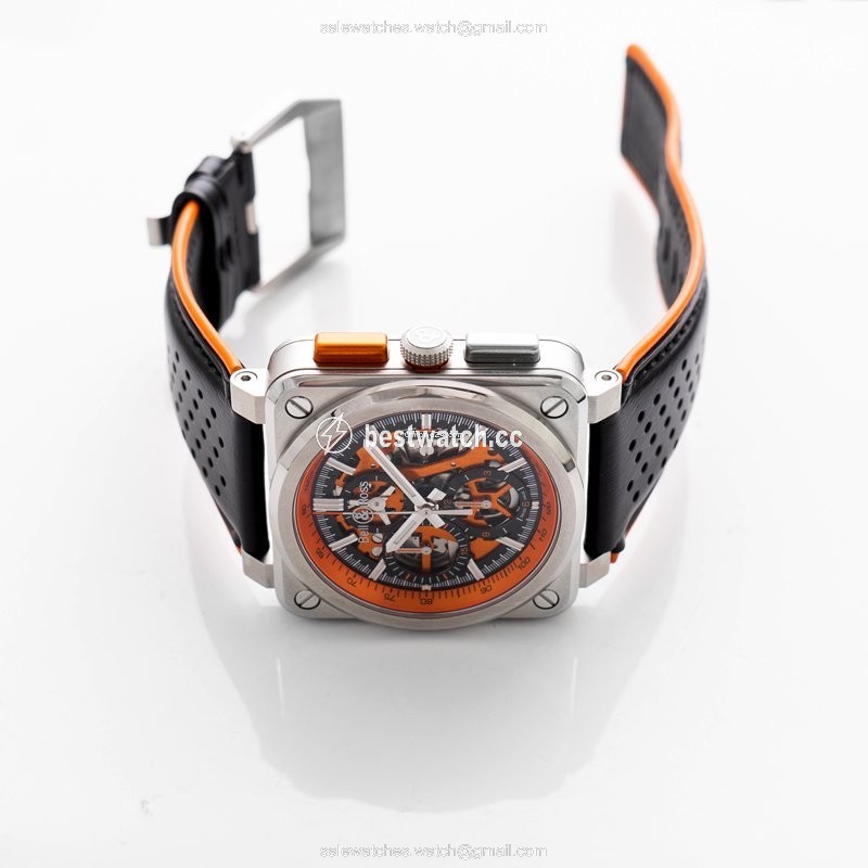 IMG_9086 Bell & Ross BR 03-94 Chronographe Mens watch Unisex Automatic Steel BR0394-SC-ORA SCA 3