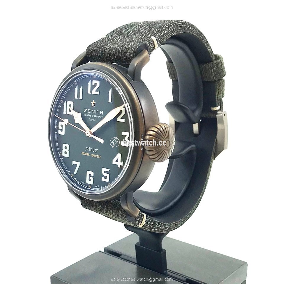 IMG_9086 Zenith Pilot Mens watch Unisex Automatic Bronze 29.2430.679 63.I001 3