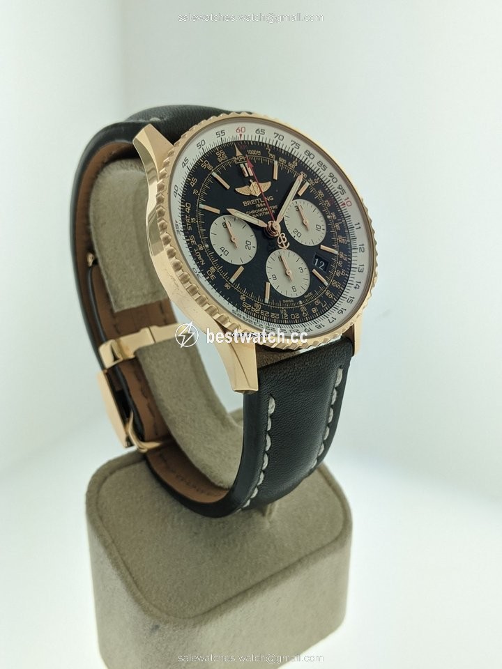 IMG_9086 Breitling Navitimer 01 Mens watch Unisex Automatic Rose gold RB012012 BA49 3