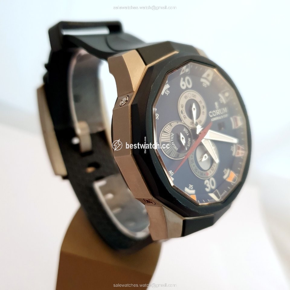 IMG_9086 Corum Admirals Cup Seafender Tides 48 Mens watch Unisex Automatic Titanium 277.933.06 0373 AB12 3