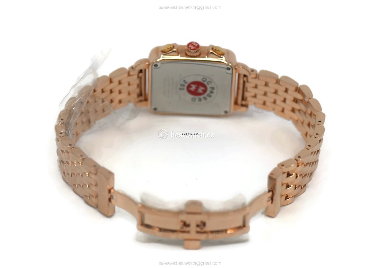 Michele Deco Womens watch Quartz Gold Steel MW06P01B4962 3