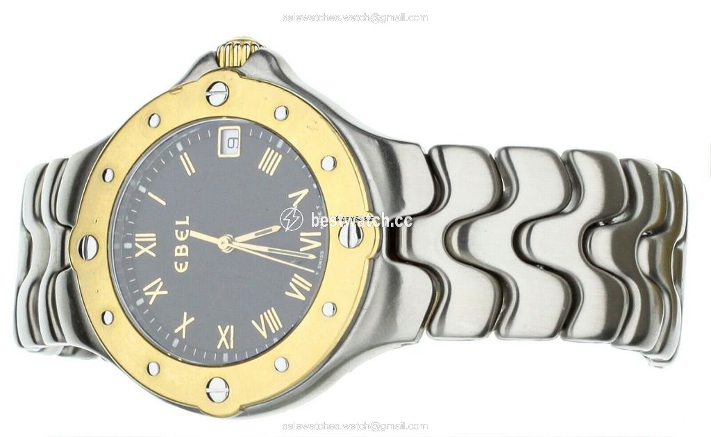 Ebel Sportwave Mens watch Unisex Quartz Gold Steel 6187631 3