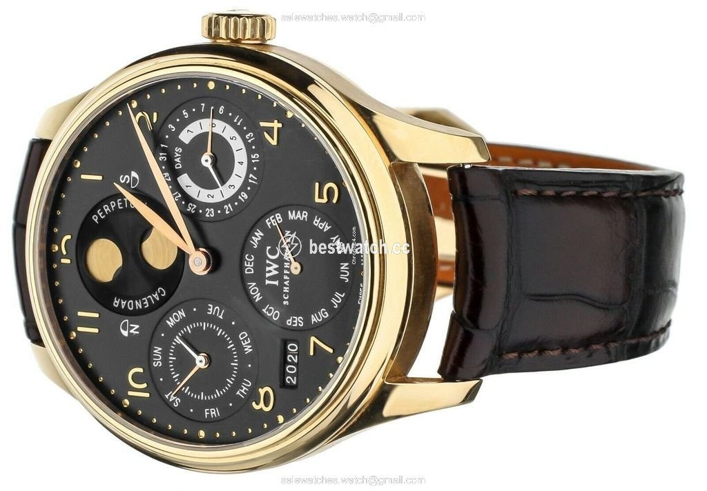 IWC Portuguese Perpetual Calendar Mens watch Unisex Automatic Rose gold IW502119 3