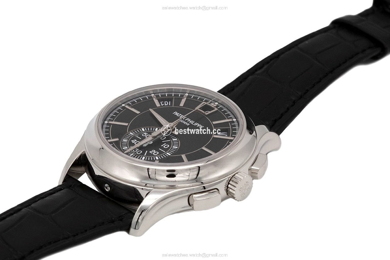 IMG_9086 Patek Philippe Annual Calendar Chronograph Mens watch Unisex Automatic Platinum 5905P-010 3