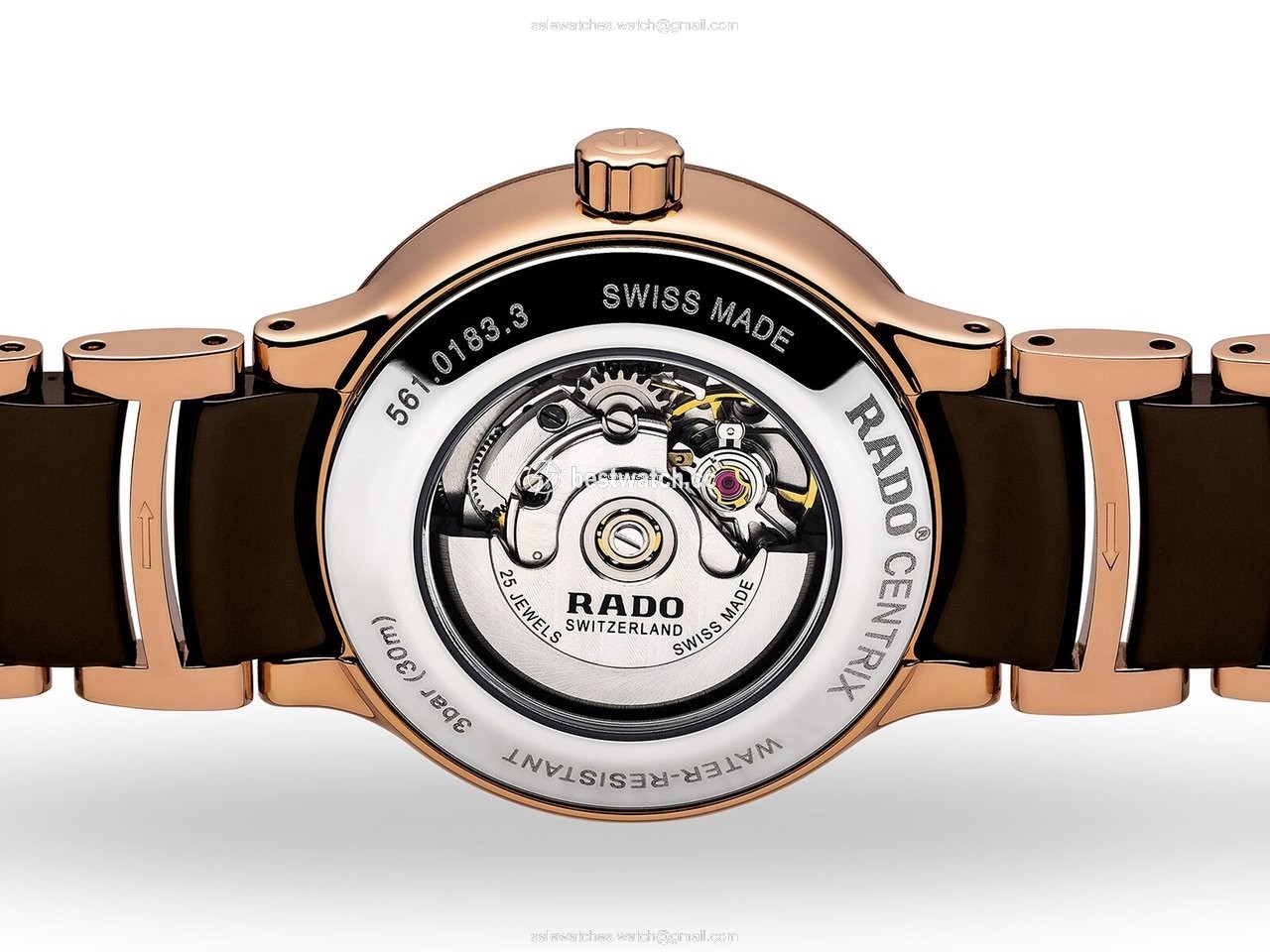 IMG_9086 Rado Centrix Womens watch Automatic Steel R30183722 3