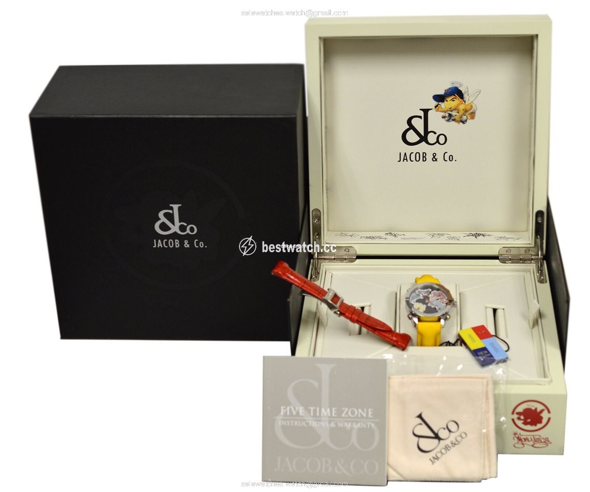 IMG_9086 Jacob & Co. Five Time Zone Mens watch Unisex Quartz Steel JC-M122 3
