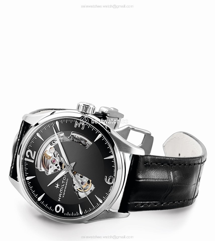 IMG_9086 Hamilton Jazzmaster Open Heart Mens watch Unisex Automatic Steel H32705731 3