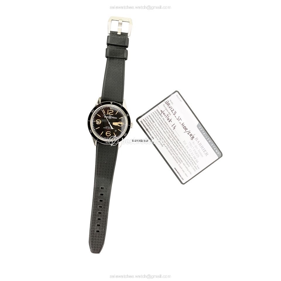 IMG_9086 Bell & Ross BR V1 Mens watch Unisex Automatic Steel BRV123-ST-HER SRB 3