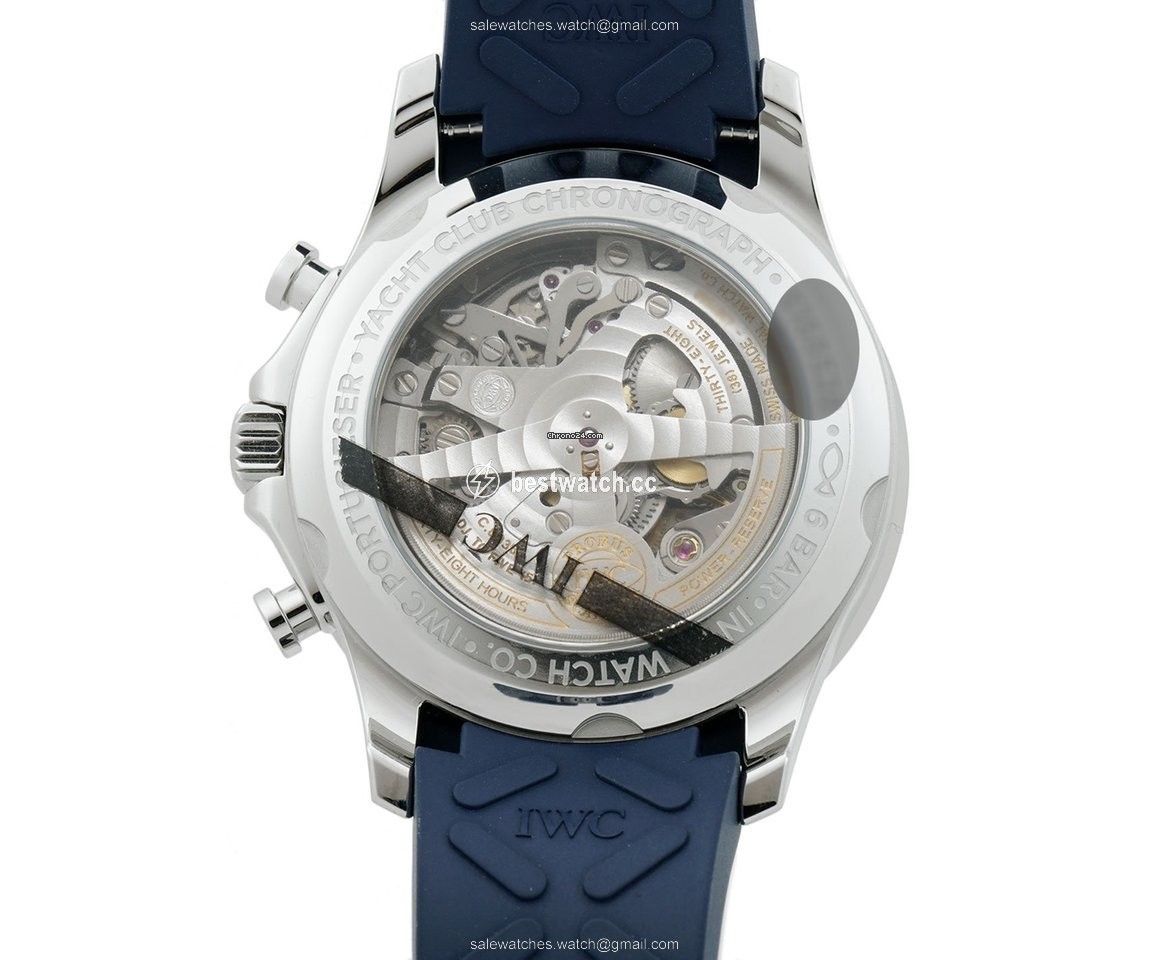 IMG_9086 IWC Portuguese Yacht Club Chronograph Automatic Steel IW390507 3