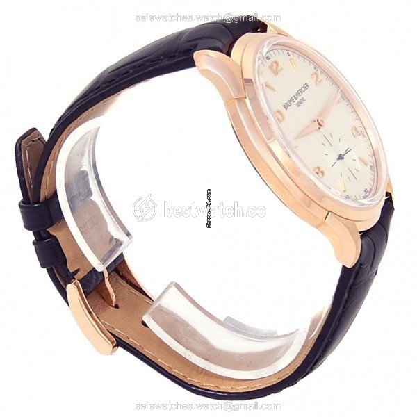 Baume & Mercier Clifton Mens watch Unisex Manual winding Rose gold M0A10060 3