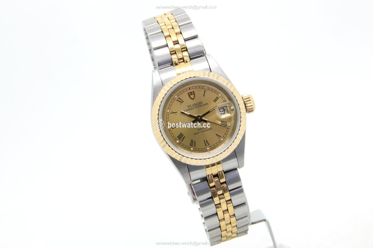 Tudor Prince Oysterdate Womens watch Automatic Gold Steel 92413 3