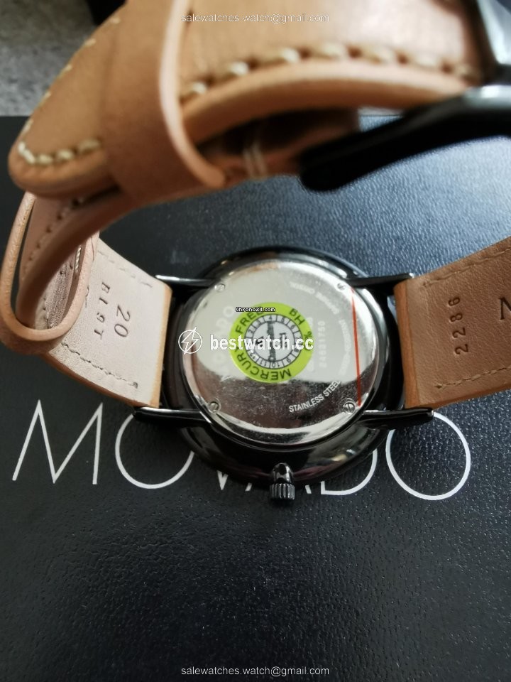 Movado Mens watch Unisex Quartz Steel 607378 3