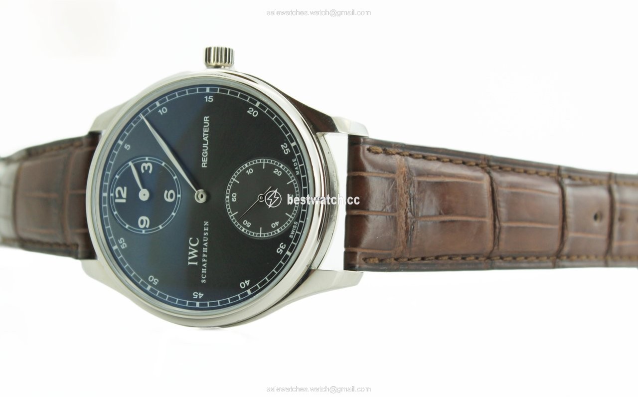 IMG_9086 IWC Portuguese Mens watch Unisex Manual winding White gold IW544404 3