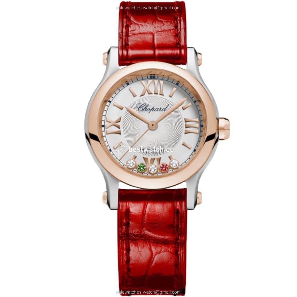 IMG_9086 Chopard Happy Sport Womens watch Automatic Gold Steel 278573-6028 3