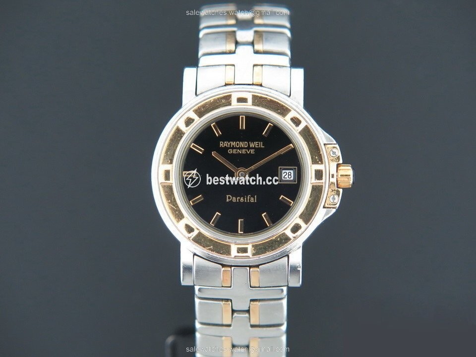 Raymond Weil Parsifal Mens watch Unisex Quartz Gold Steel 9430 3