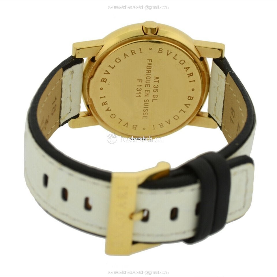 Bulgari Mens watch Unisex Automatic Yellow gold AT 35 GL 3