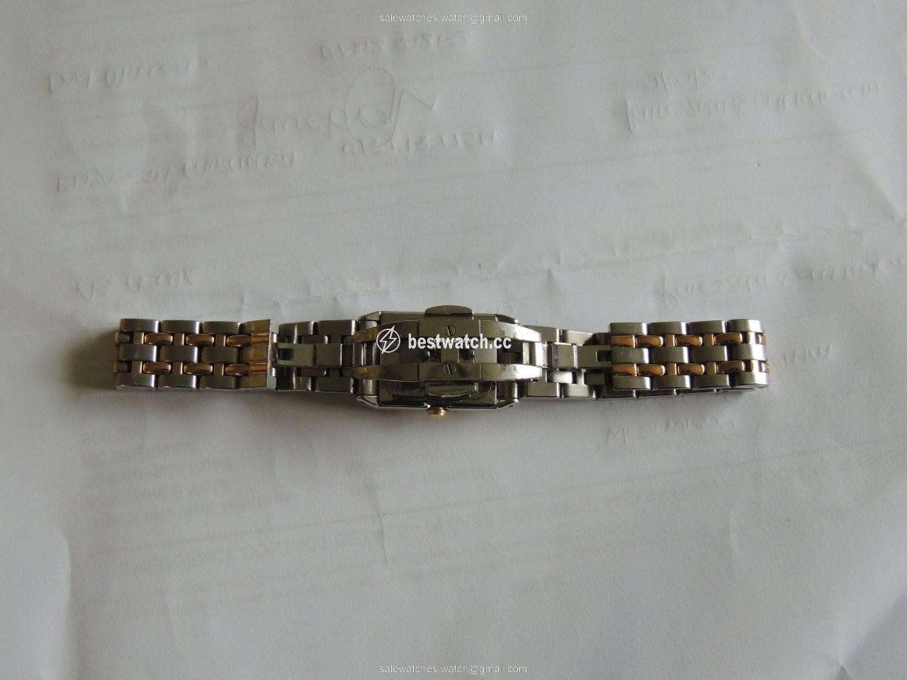 IMG_9086 Raymond Weil Tango Womens watch Quartz Gold Steel 5971-SPS-00995 3