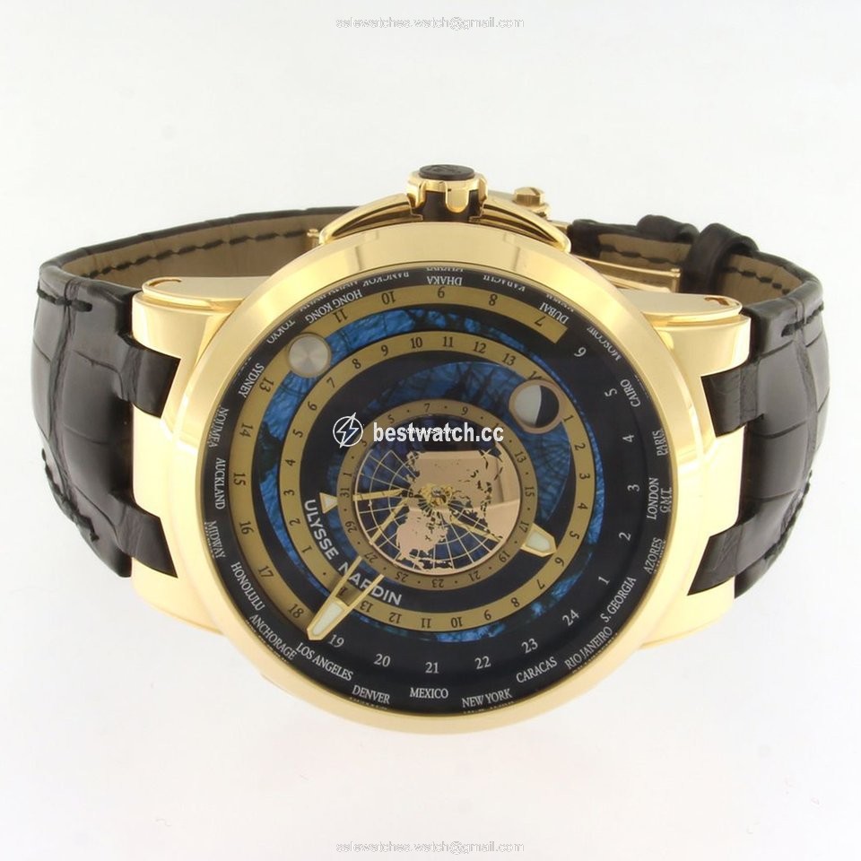 IMG_9086 Ulysse Nardin Moonstruck Mens watch Unisex Automatic Rose gold 1062-113 01 3