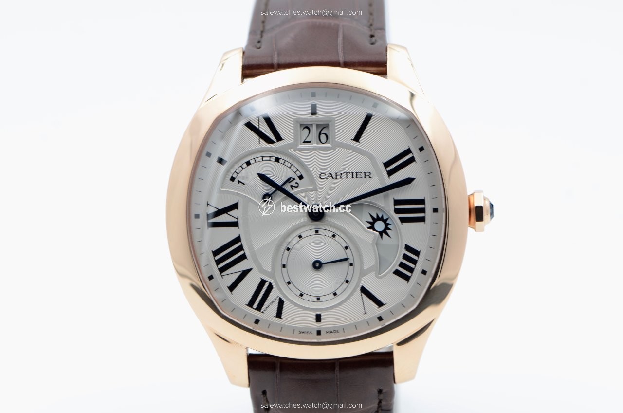 IMG_9086 Cartier Drive de Cartier Mens watch Unisex Automatic Rose gold WGNM0005 3