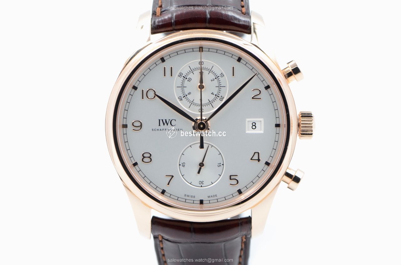 IWC Portuguese Chronograph Mens watch Unisex Automatic Rose gold IW390301 3